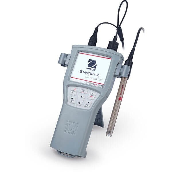 Ohaus Starter 400 ST400pH-G Model Portatif Phmetre; -2.00 – 16.00 pH; -1999 – 1999 mV; -5 – 110 °C