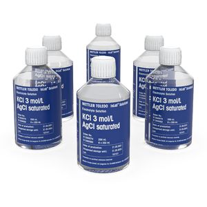 Mettler Toledo 3 mol/L KCl Sat (Doygun) AgCl, 6x250mL