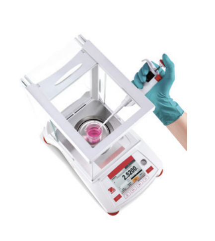 Ohaus AX623 Model Hassas Terazi | 620 g Kapasiteli, 1 mg Hassasiyetli Laboratuvar Terazisi
