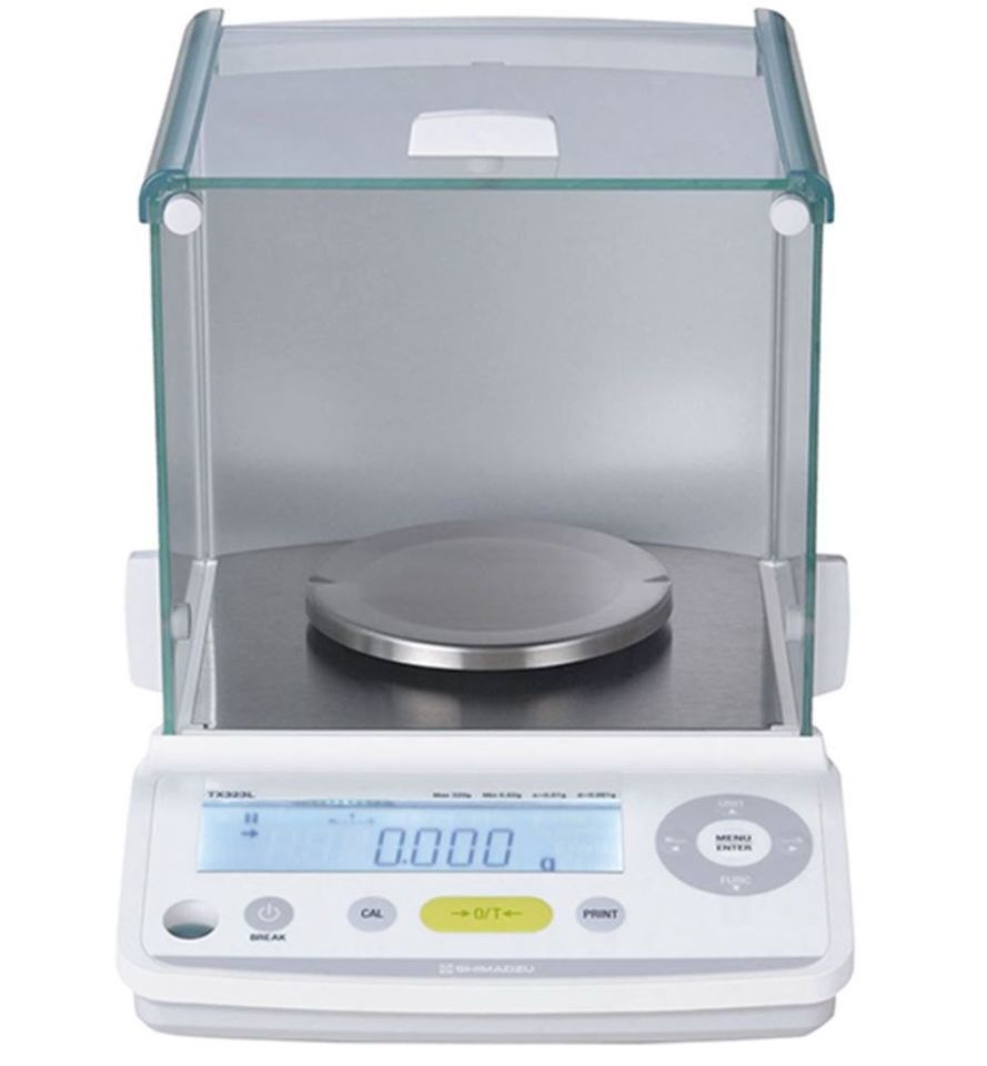Shimadzu TX-423L Model Yarı Analitik Terazi, Harici Kalibrasyon, 420 g Kapasite, 1 mg Hassasiyet