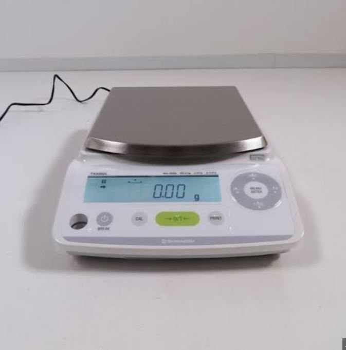 Shimadzu TX-4202L Model Hassas Terazi, Harici Kalibrasyon, 4200 g Kapasite, 0,01 g Hassasiyet