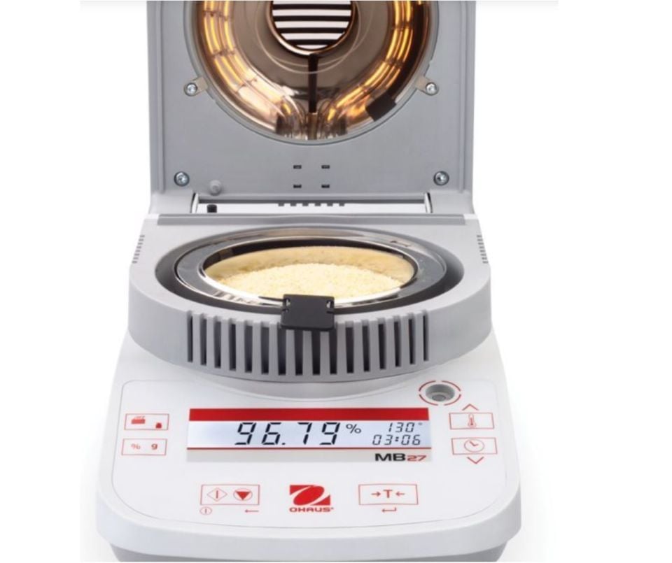 Ohaus MB27 Model Nem Tayin Cihazı, 90 gr Kapasite, %0,01 - 0.001 gr Hassasiyet