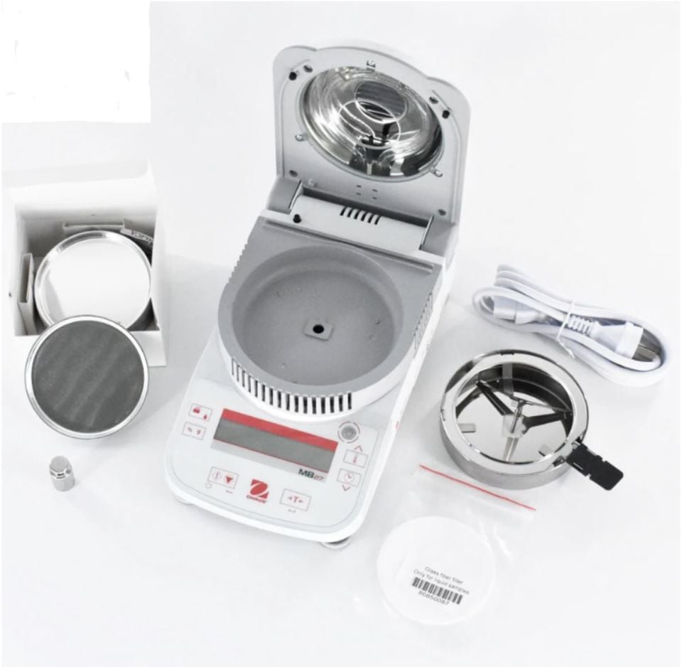 Ohaus MB27 Model Nem Tayin Cihazı, 90 gr Kapasite, %0,01 - 0.001 gr Hassasiyet