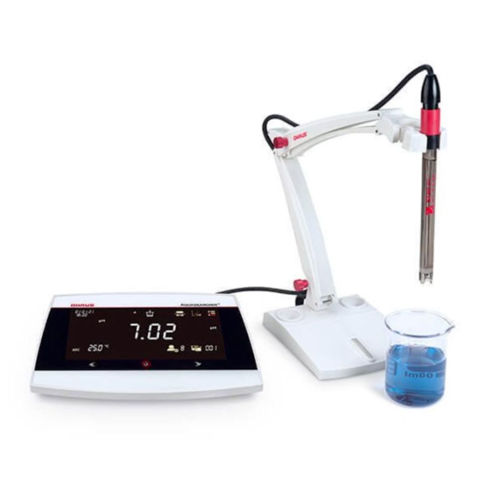Ohaus AB33M1-F Masa Tipi Multiparametre Ölçer, -2.00 to 20.00 pH, 0.01 μS/cm to 500.0 mS/cm, -5.0 to 110.0°C