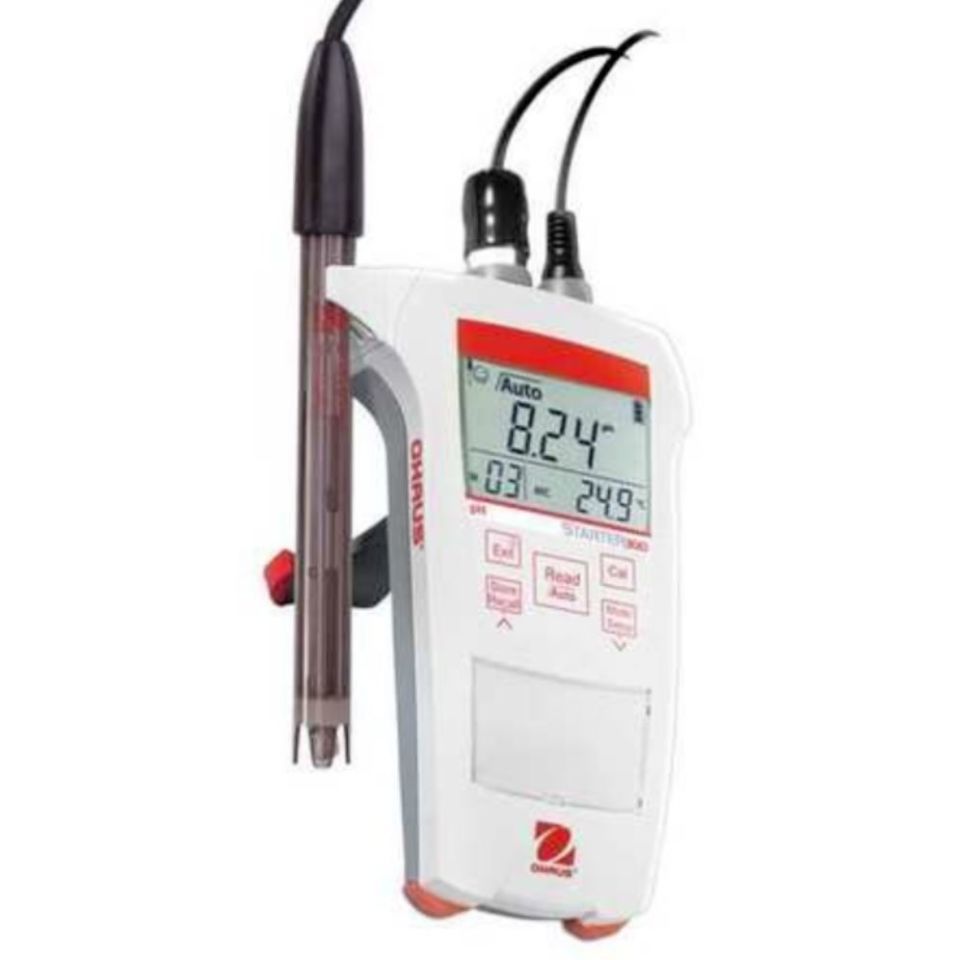 Ohaus Starter 300 ST300pH-G Model Portatif Phmetre; 0.00 – 14.00 pH;  -1999 – 1999 mV; 0 – 100°C