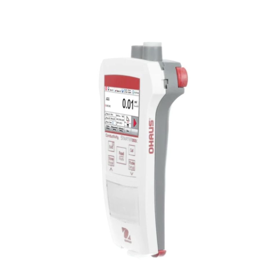 Ohaus Starter 300 ST300C-G Model Portatif İletkenlik Ölçer; 00.0 μS/cm – 199.9 mS/cm;  0 – 100°C;  0.1 mg/L – 199.9 g/L (TDS)
