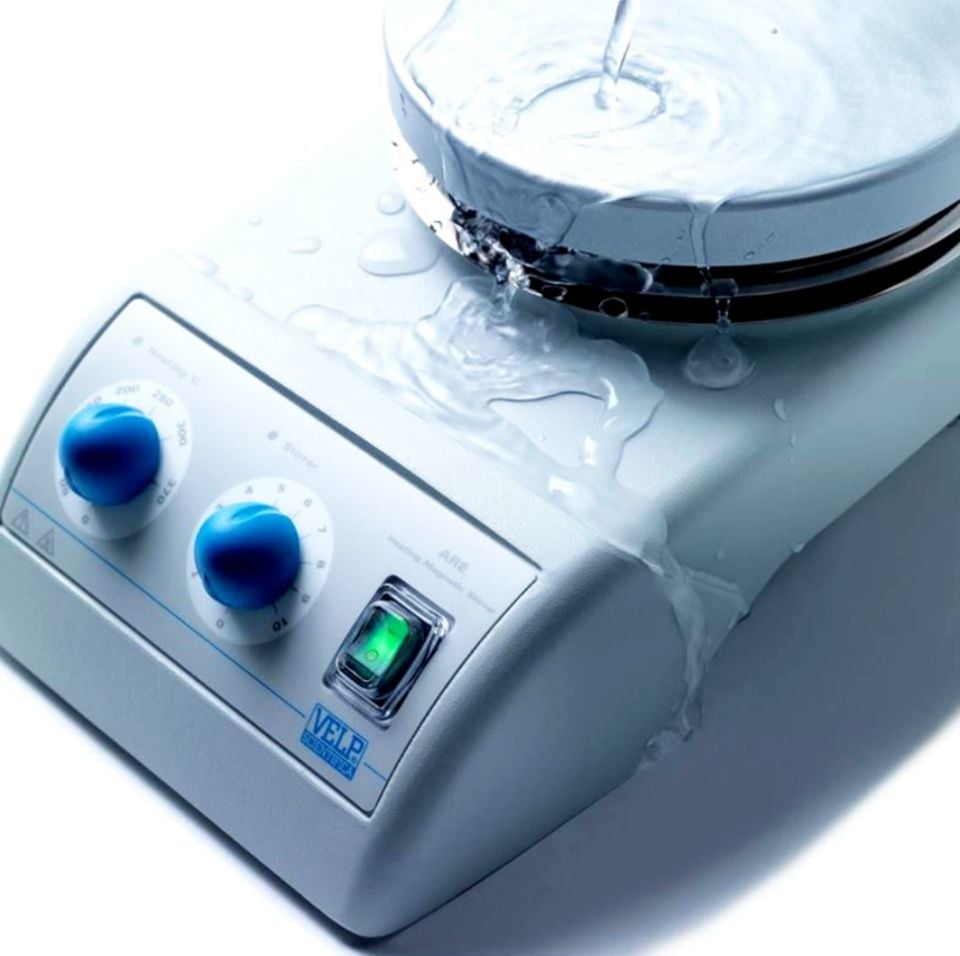 Velp Arex Analog Isıtıcılı Manyetik Karıştırıcı, Seramik Kaplama, 20 L, 1500 rpm, Oda Sıcaklığı-370°C