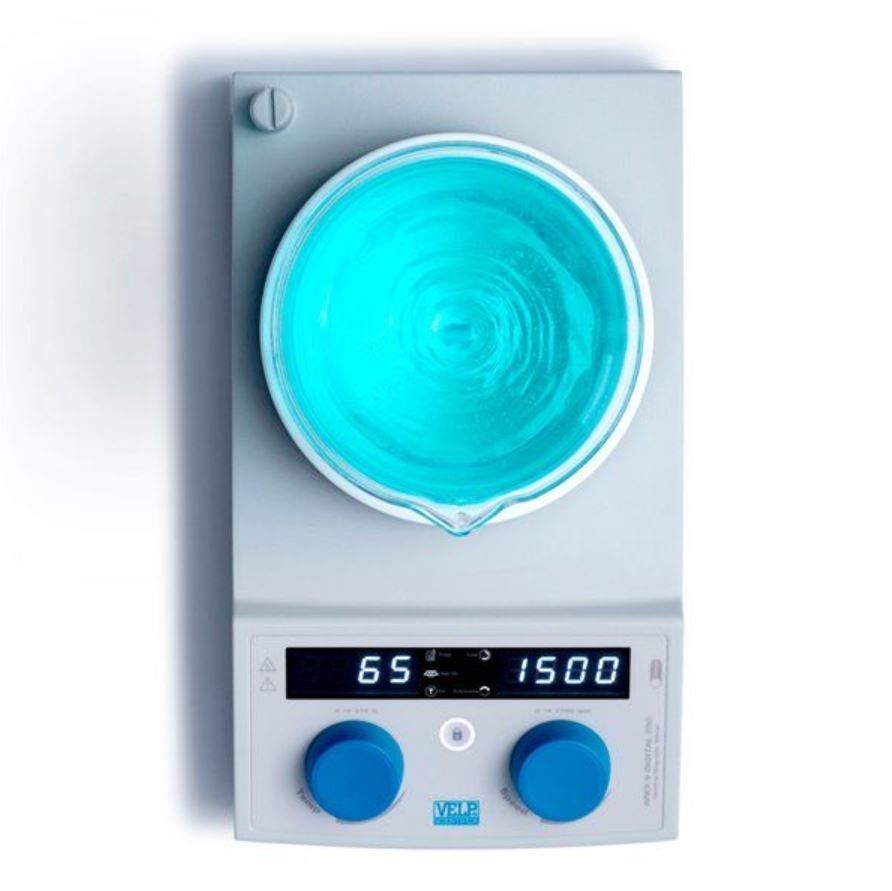 Velp Arex 6 Model Analog Isıtıcılı Manyetik Karıştırıcı, Seramik Kaplama, 20 L, 1700 rpm, Oda Sıcaklığı-370°C