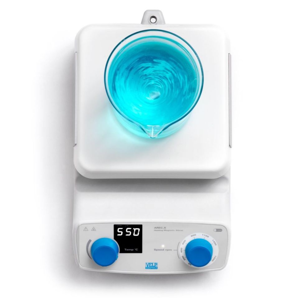 Velp Arec.X Model Digital Isıtıcılı Manyetik Karıştırıcı, Sıcaklık Proplu, 15 L, 1500 rpm, Oda Sıcaklığı-550°C