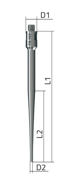 Bandelin Sonopuls Ultrasonik Homojenizatörler için TS 103 Model Titanyum Prop