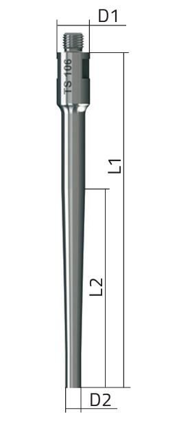 Bandelin Sonopuls Ultrasonik Homojenizatörler için TS 106 Model Titanyum Prop