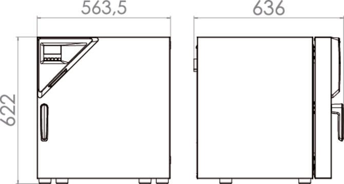 Binder FD56 Model Fanlı Etüv, 60 Litre, Ortam Sıcaklığı + 10°C - 300°C
