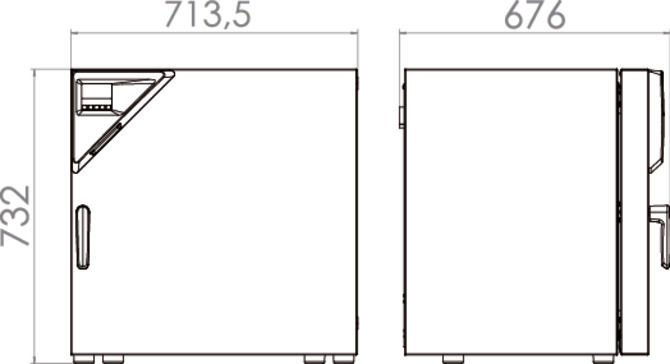 Binder FED115 Model Fanlı ve Zamanlayıcı Fonksiyonlu Etüv, 116 Litre, Ortam Sıcaklığı + 10°C - 300°C
