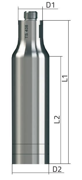 Bandelin Sonopuls Ultrasonik Homojenizatörler için TS 438 Model Titanyum Prop