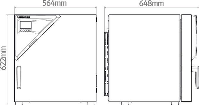 Binder FP 56 Model Fanlı ve Program Fonksiyonlu Etüv, 60 Litre, Ortam Sıcaklığı + 10°C - 300°C