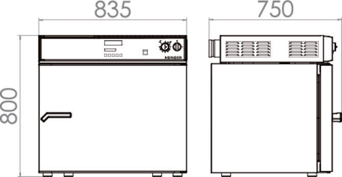 Binder FDL115 Model Sınırlı Miktarlarda Solvent için Güvenli Kurutma Etüvü, Doğal Hava Dolaşımlı, 115 Litre, Ortam Sıcaklığı+10 - 300°C