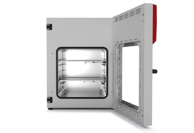 Binder VDL115 Model Yanıcı Solventler için Vakumlu Etüv, 119 Litre, Ortam Sıcaklığı+9 - 110°C