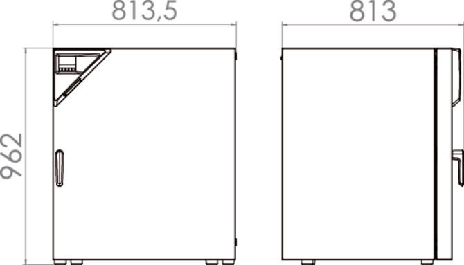 Binder BD260 Model Doğal Hava Dolaşımlı Standart İnkübatör, 253 Litre, Ortam Sıcaklığı+5-100 °C