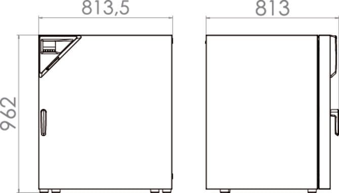 Binder BF260 Model Basınçlı Hava Dolaşımlı Standart İnkübatör, 257 Litre, Ortam Sıcaklığı+7-100°C
