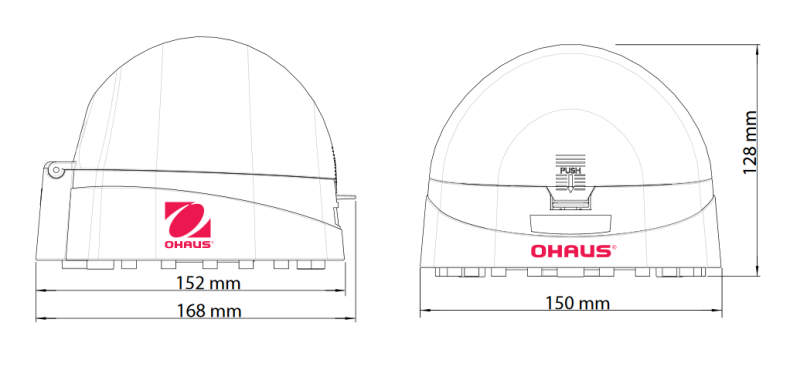 Ohaus Frontier™ 5000 Serisi FC5306 Model Mini Spin Santrifüj