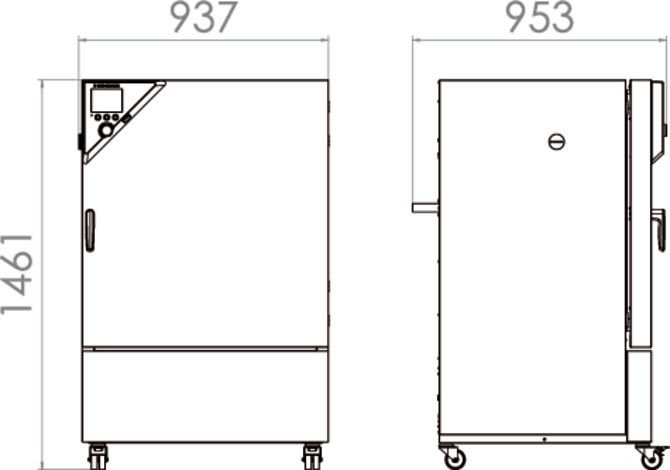 Binder KB240 Model Kompresörlü Soğutma İnkübatörü, 247 Litre, -10...+100°C