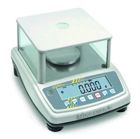 Kern PFB 200-3 Model Yarı Analitik Terazi, 200 g Kapasite, 0,001 g Hassasiyet