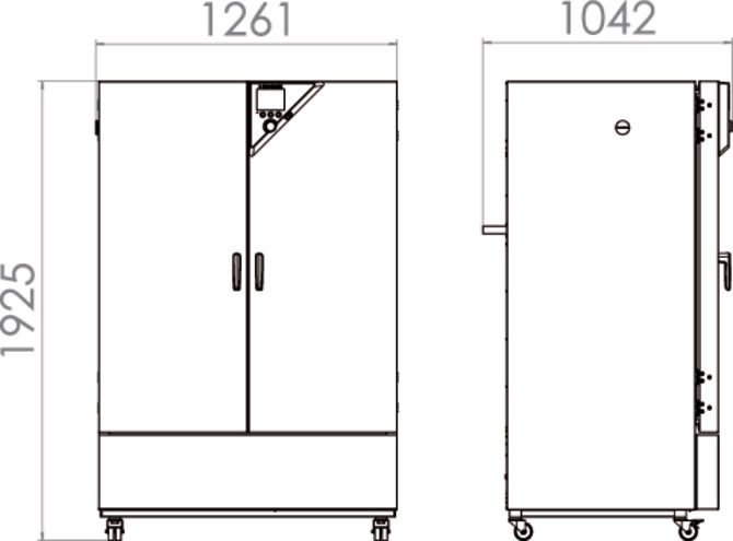 Binder KB720 Model Kompresörlü Soğutma İnkübatörü, 698 Litre, -10...+100°C