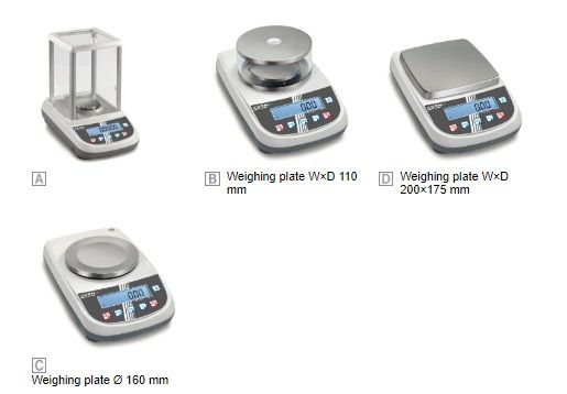 Kern PLJ 1200-3A Model Yarı Analitik Terazi, 1200 g Kapasite, 0,001 g Hassasiyet