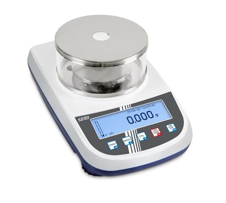 Kern PLJ 1200-3A Model Yarı Analitik Terazi, 1200 g Kapasite, 0,001 g Hassasiyet