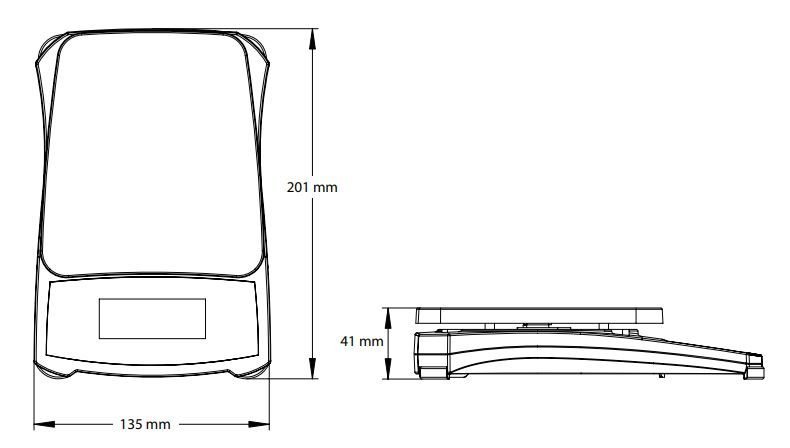 Ohaus Compass CX621 Model Portatif Hassas Terazi, 620 g kapasite, 0,1 g hassasiyet