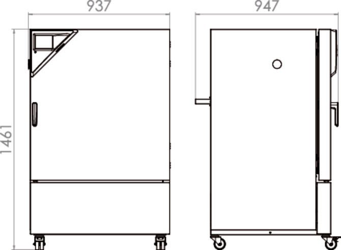 Binder KBWF 240 Model Işıklı ve Nemlendirme Sistemli Bitki Büyütme Kabini, 247 Litre, 0-70°C