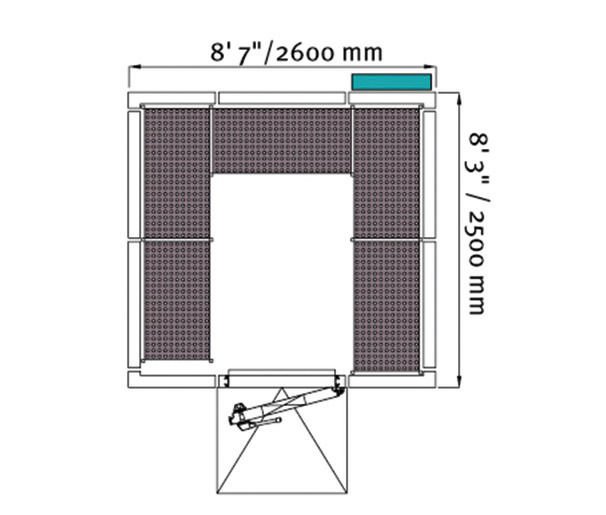 Binder WIC1 Model Girilebilen Stabilite Test Kabini, 12530 Litre, 10 - 50°C