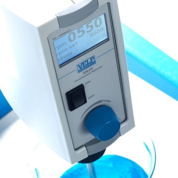 Velp DLS System Model Dijital Mekanik Karıştırıcı Seti, 25L, 2000 rpm, 25000 mPas (Klamp, Stant ve Uç Dahil)