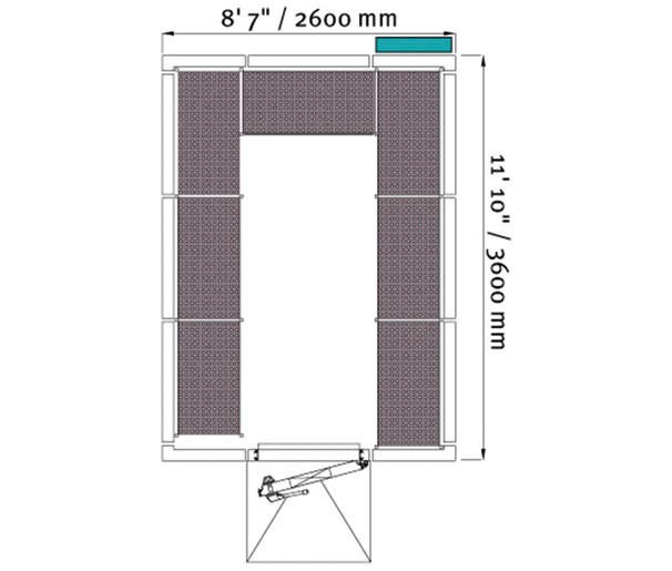 Binder WIC2 Model Girilebilen Stabilite Test Kabini, 18523 Litre, 10 - 50°C