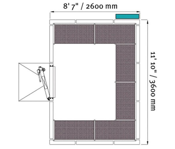 Binder WIC2 Model Girilebilen Stabilite Test Kabini, 18523 Litre, 10 - 50°C