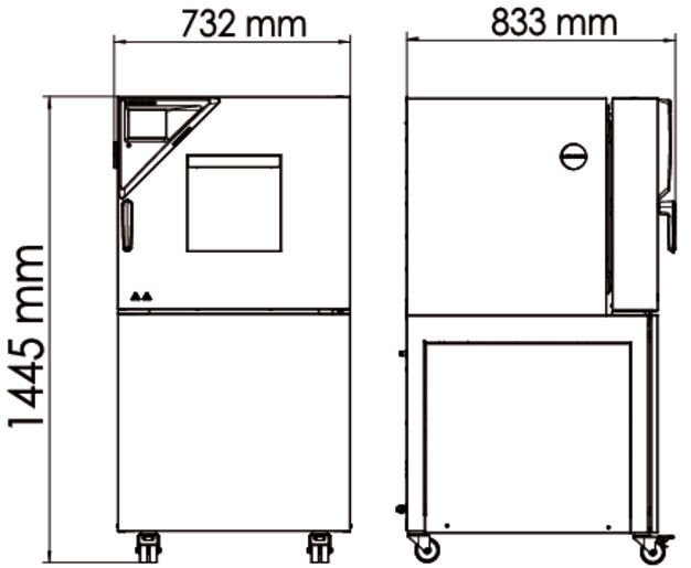 Binder MK56 Model Dinamik İklimlendirme Kabini, 60 Litre, -40...180°C