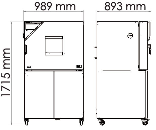 Binder MKF115 Model Nem Kontrollü Dinamik İklimlendirme Kabini, 115 Litre, -40...180°C, 10-98 %RH Nem