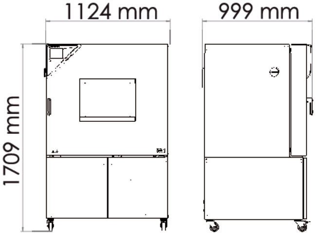 Binder MKF240 Model Nem Kontrollü Dinamik İklimlendirme Kabini, 228 Litre, -40...180°C, 10-98 %RH Nem