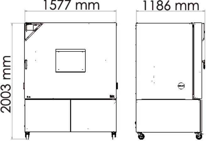 Binder MKF720 Model Nem Kontrollü Dinamik İklimlendirme Kabini, 734 Litre, -40...180°C, 10-98 %RH Nem
