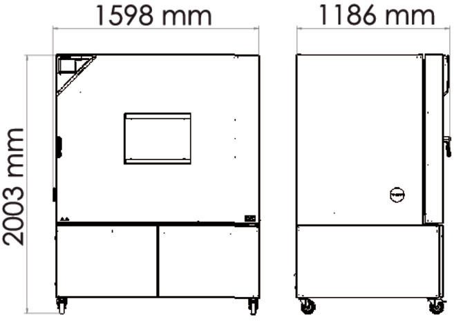 Binder MKT720 Model Genişletilmiş Düşük Sıcaklık Aralıklı Dinamik İklimlendirme Kabini, 734 Litre, -70...180°C