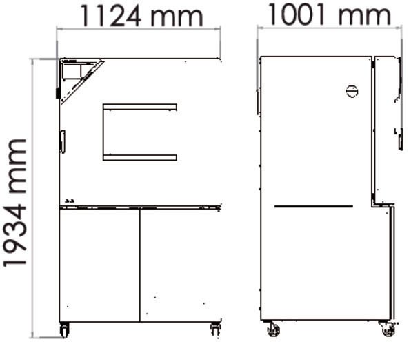 Binder MKT240 Model Genişletilmiş Düşük Sıcaklık Aralıklı Dinamik İklimlendirme Kabini, 228 Litre, -70...180°C