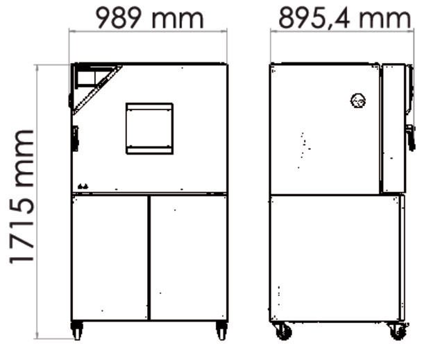 Binder MKFT115 Model Nem Kontrollü, Genişletilmiş Düşük Sıcaklık Aralıklı Dinamik İklimlendirme Kabini, 115 Litre, -70...180°C, 10-98 %RH