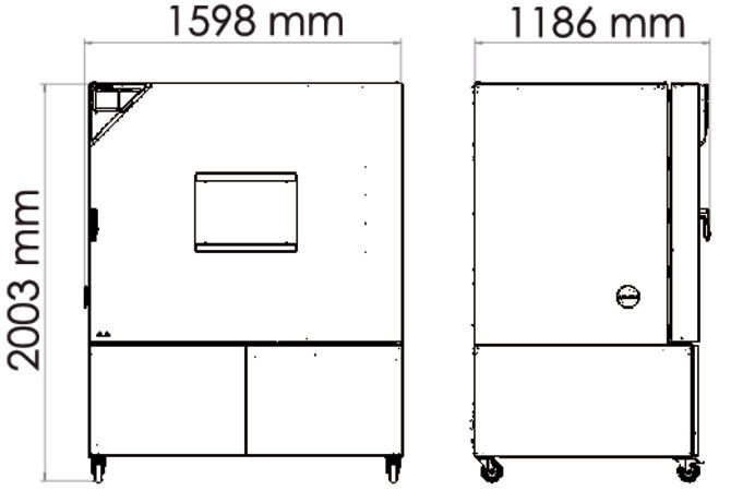 Binder MKFT720 Model Nem Kontrollü, Genişletilmiş Düşük Sıcaklık Aralıklı Dinamik İklimlendirme Kabini, 734 Litre, -70...180°C, 10-98 %RH