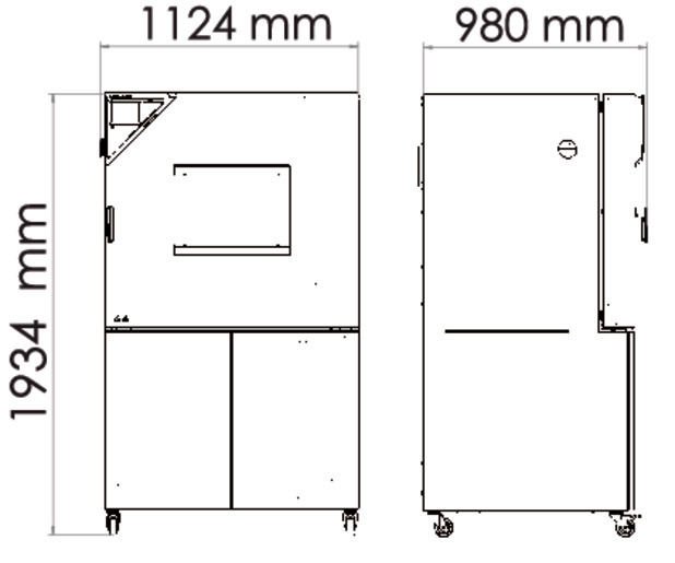 Binder MKFT240 Model Nem Kontrollü, Genişletilmiş Düşük Sıcaklık Aralıklı Dinamik İklimlendirme Kabini, 228 Litre, -70...180°C, 10-98 %RH