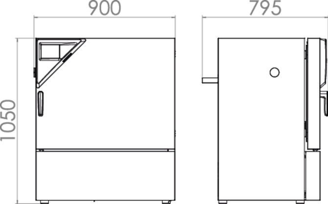 Binder KBF115 Model İklimlendirme Kabini, 102 Litre, 0-70°C, %10-80 RH nem