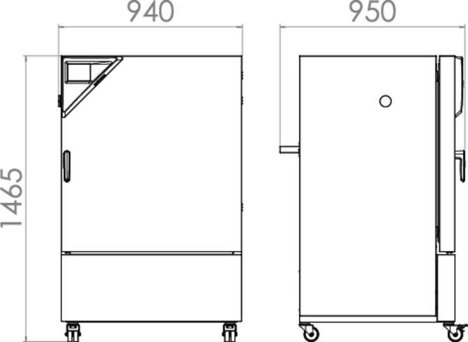 Binder KBF240 Model İklimlendirme Kabini, 247 Litre, 0-70°C, %10-80 RH nem