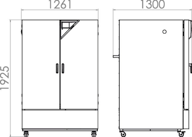 Binder KBF1020 Model İklimlendirme Kabini, 1020 Litre, 0-70°C, %10-80 RH nem