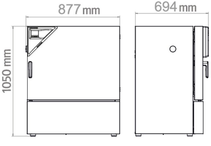 Binder KBF-S 115 Model İklimlendirme Kabini, 102 Litre, 0-70°C, %20-80 RH nem