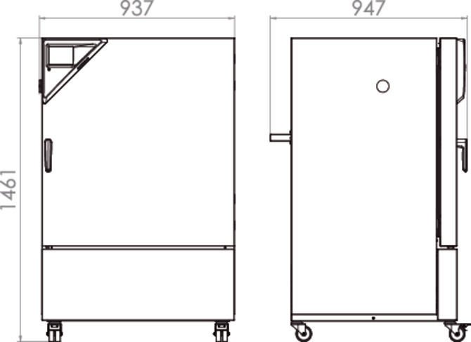 Binder KBF P 240 Model ICH Uyumlu Işık Kaynağına Sahip İklimlendirme Kabini, 247 Litre, 0-70°C, %10-80 RH nem