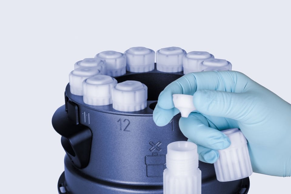 Anton Paar Multiwave GO Plus Model Mikrodalga Yakma Ünitesi, 12 adet 50 ml Yakma Kabı